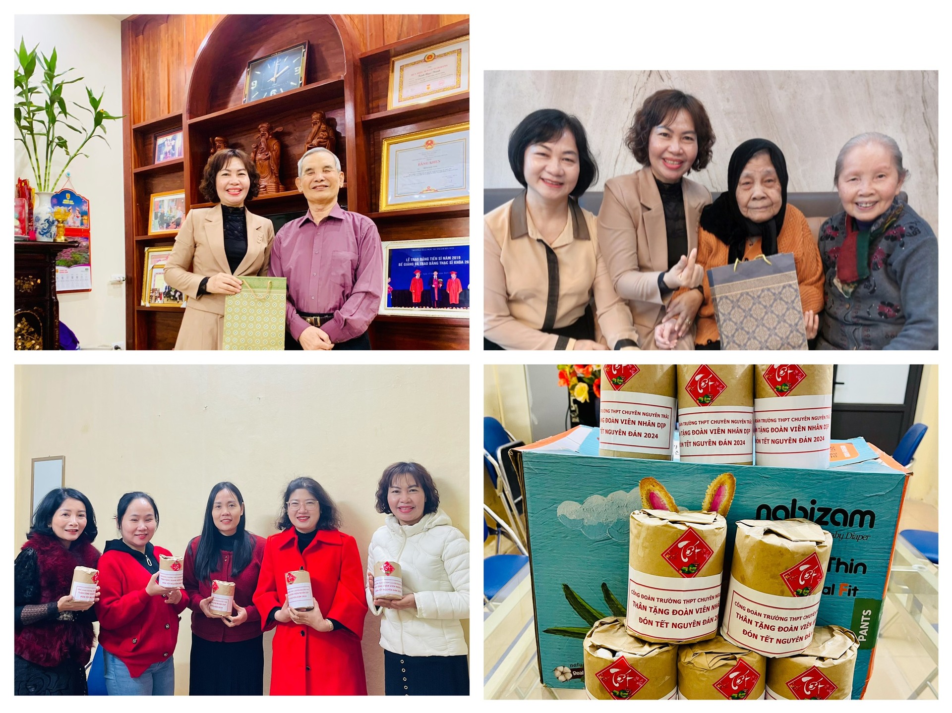 Tết sum vầy- Xuân chia sẻ ở trường THPT chuyên Nguyễn Trãi.